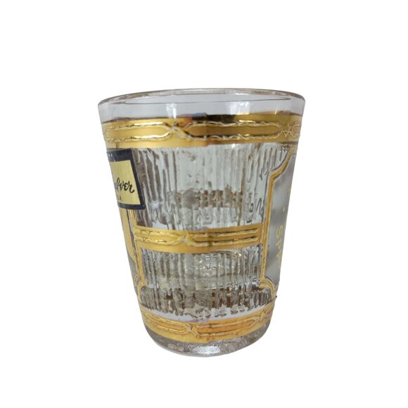 22 Karat Gold Culver Kennedy Nasa Space Center Space Shuttle Shot Glass - Picture 3 of 6